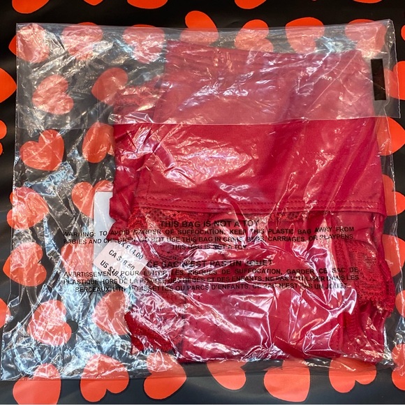 VS VERY SEXY Micro Lace-Up Cheeky Panty Red Sexy Absolutely Gorgeous! NWT - Picture 14 of 14